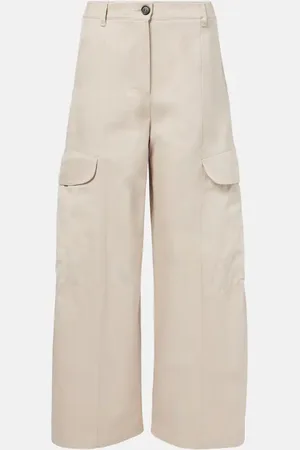 Max Mara Cargohose aus Baumwoll-Gabardine