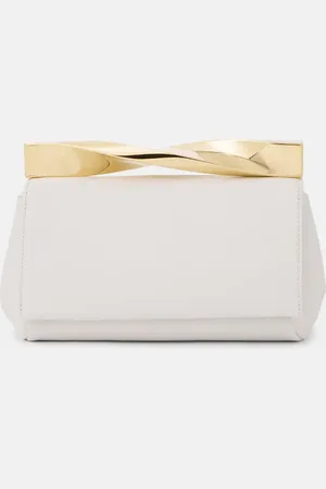 Aquazzura Clutch Twist Mini aus Leder