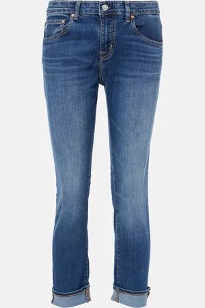 AG Jeans Skinny Cropped Jeans Ex-Boyfriend