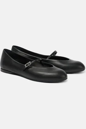 Max Mara Mary-Jane-Ballerinas aus Leder