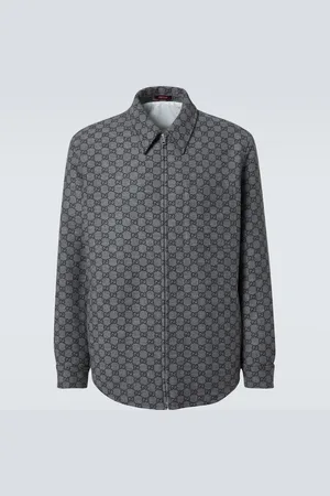 Gucci Hemdjacke GG aus Flanell