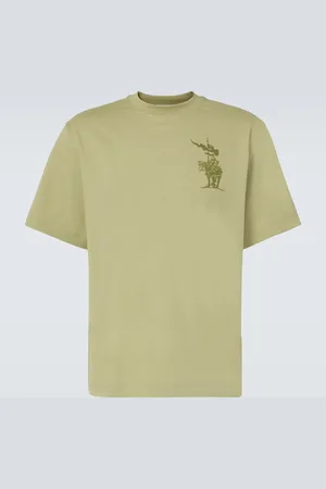 Burberry T-Shirt Flagpole Knight aus Baumwolle