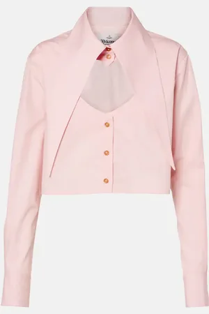 Vivienne Westwood Cropped-Hemd Cut Off Heart aus Baumwolle