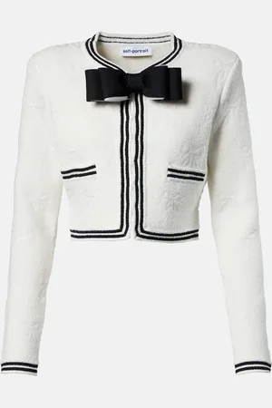 Self-Portrait Cardigan aus Jacquard