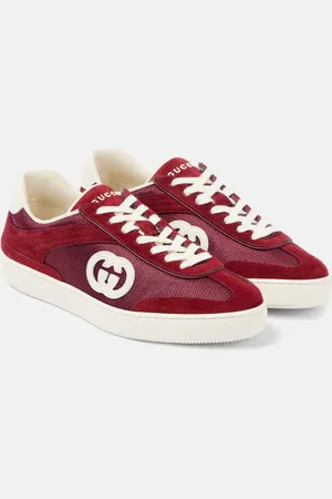 Gucci Sneakers Interlocking G mit Veloursleder