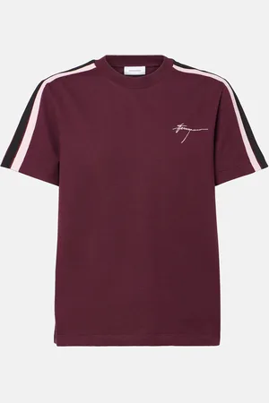 Salvatore Ferragamo T-Shirt aus Baumwoll-Jersey