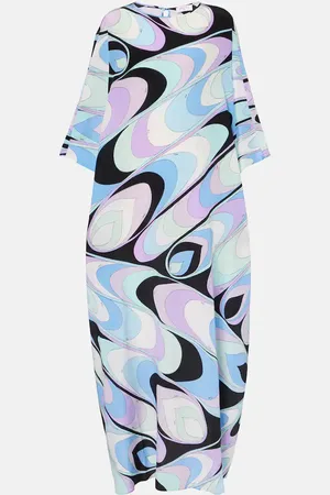 Puccini Kaftan Iride aus Crêpe de Chine aus Seide