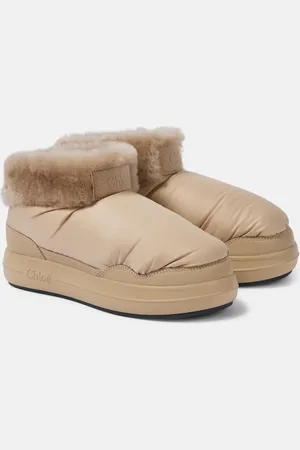 Chloé Chloé Ankle Boots Polar mit Shearling
