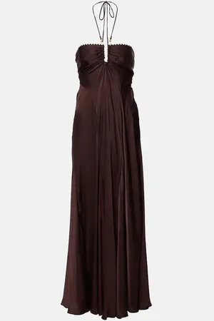 POUPETTE ST BARTH Verziertes Maxikleid Carla