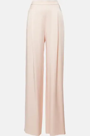 Max Mara Weite Hose Ieti aus Satin