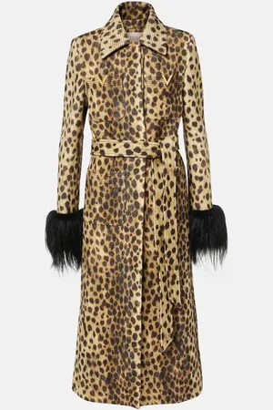 VALENTINO Mantel Jaguar Spots VGold aus Wolle