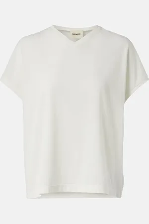 Khaite T-Shirt Devra aus einem Baumwollgemisch