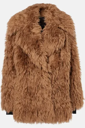 Moncler Mantel Malenco aus Faux Fur