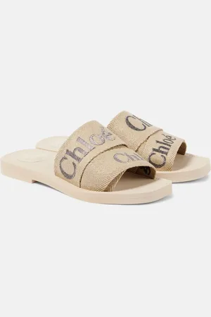 Chloé Chloé Bestickte Pantoletten Woody