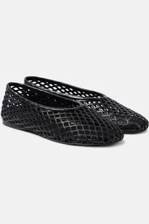 Proenza Schouler Ballerinas Tee Perforated aus Leder
