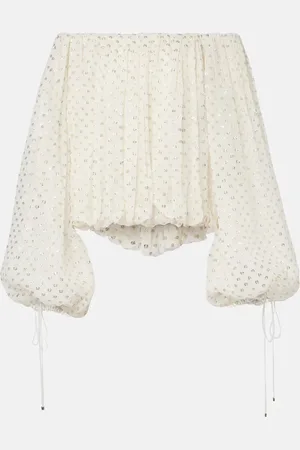 Chloé Chloé Top aus Musselin-Jacquard