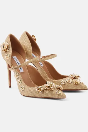 Aquazzura Verzierte Pumps Bloom 105