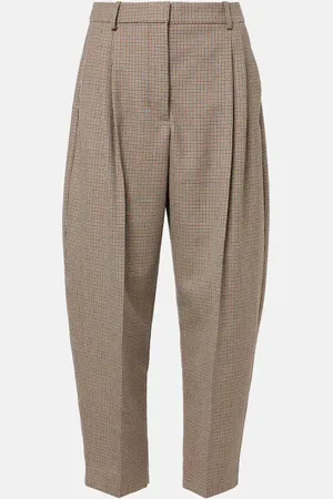 Stella McCartney Weite Cropped-Hose aus Wolle