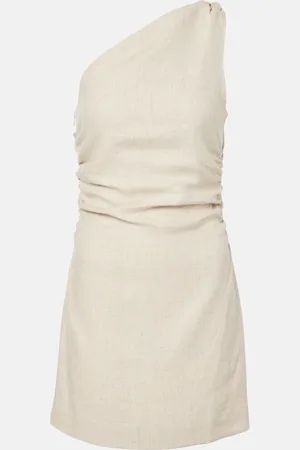 FAITHFULL THE BRAND One-Shoulder-Minikleid Poet aus Leinen
