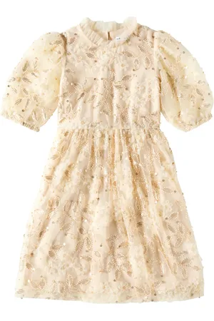 Self-Portrait Verziertes Kleid aus Tüll