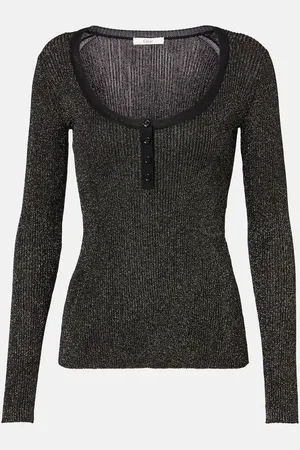 Chloé Chloé Henley-Hemd aus Lurex®