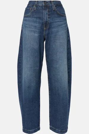 AG Jeans High-Rise Barrel Jeans