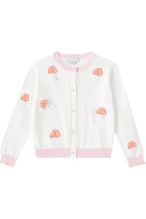 Stella McCartney Cardigan aus Baumwolle mit Häkelstrick