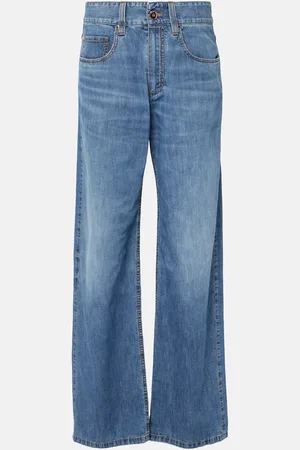 Brunello Cucinelli Mid-Rise Straight Jeans