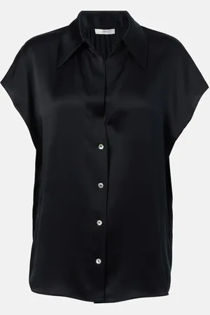 Vince Top aus Seidensatin
