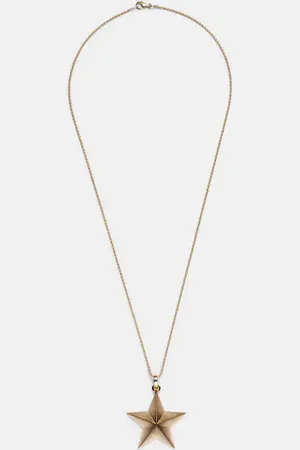 Marie Lichtenberg Halskette Jumbo Star aus 18kt Gelbgold