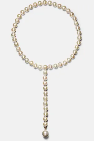 SOPHIE BILLE BRAHE Halskette La Belle aus Süßwasserperlen mit 14kt Gelbgold