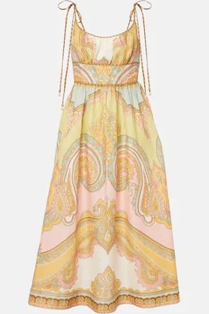 ZIMMERMANN Bustier-Kleid Maxine Picnic aus Leinen