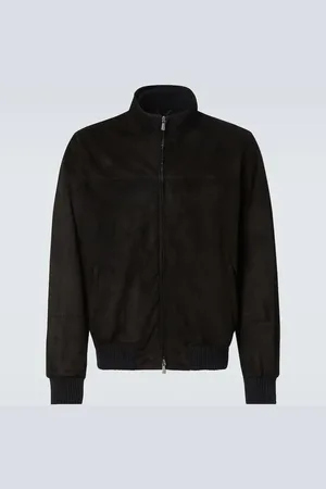 Thom Sweeney Bomberjacke aus Veloursleder