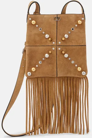 VALENTINO GARAVANI Schultertasche Nellcôte Small aus Veloursleder