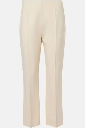 Prada Schmale High-Rise-Hose aus Sablé