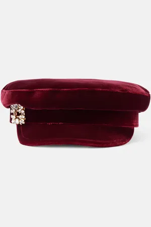 Roger Vivier Schiebermütze Baker Boy aus Samt