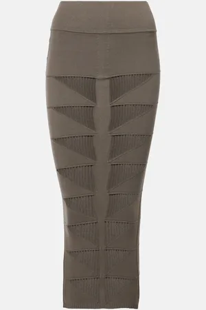 Rick Owens Bleistiftrock aus Jersey