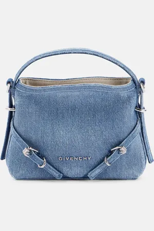 Givenchy Schultertasche Nano Voyou aus Denim