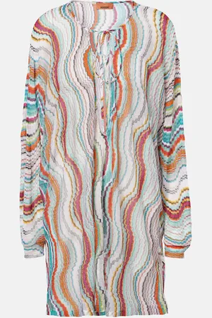 Missoni Minikleid aus Häkelstrick