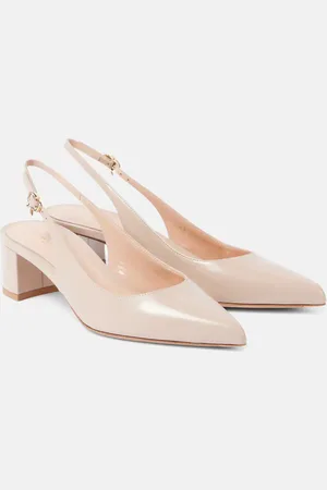 Gianvito Rossi Slingback-Pumps 45 aus Leder