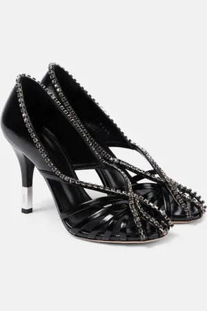 Chloé Chloé Pumps Leonie aus Leder mit Kristallen