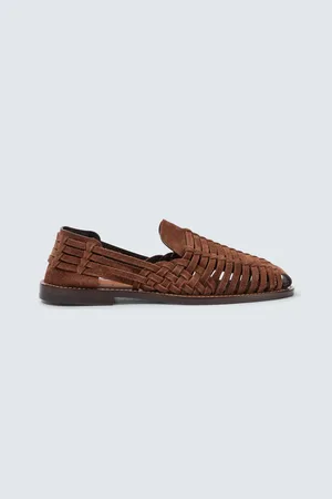 Brunello Cucinelli Sandalen Fisherman aus Veloursleder