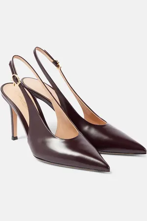 Gianvito Rossi Slingback-Pumps Robbie 85 aus Lackleder