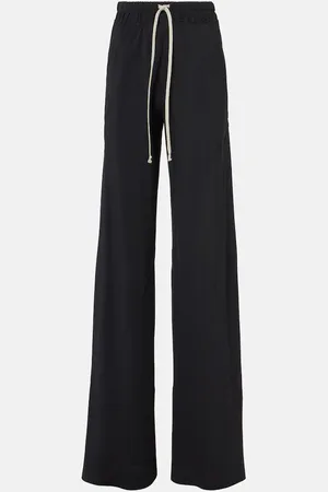 Rick Owens Gerade Hose Dietrich Drawstring aus Crêpe-Cady