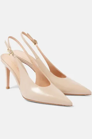 Gianvito Rossi Slingback-Pumps Robbie 85 aus Lackleder