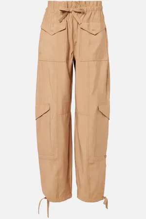 Ganni Weite High-Rise-Hose