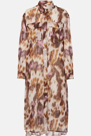 Marant Etoile Hemdblusenkleid Elaine aus Baumwolle