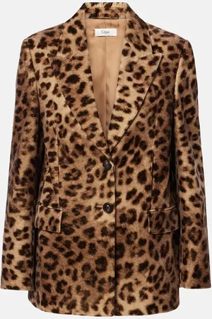Chloé Chloé Bedruckter Blazer aus Baumwolle