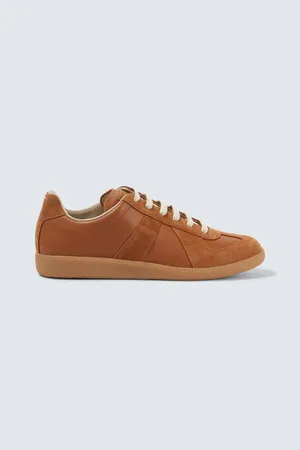 Maison Margiela Sneakers Replica aus Leder mit Veloursleder