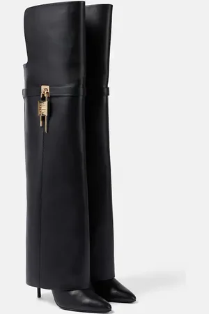 Givenchy Overknee-Stiefel Shark Lock Stiletto aus Leder